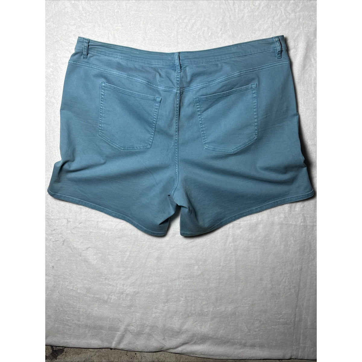 Lane Bryant Shorts Plus Size 28 Aqua Blue Relaxed Girlfriend Fit Denim