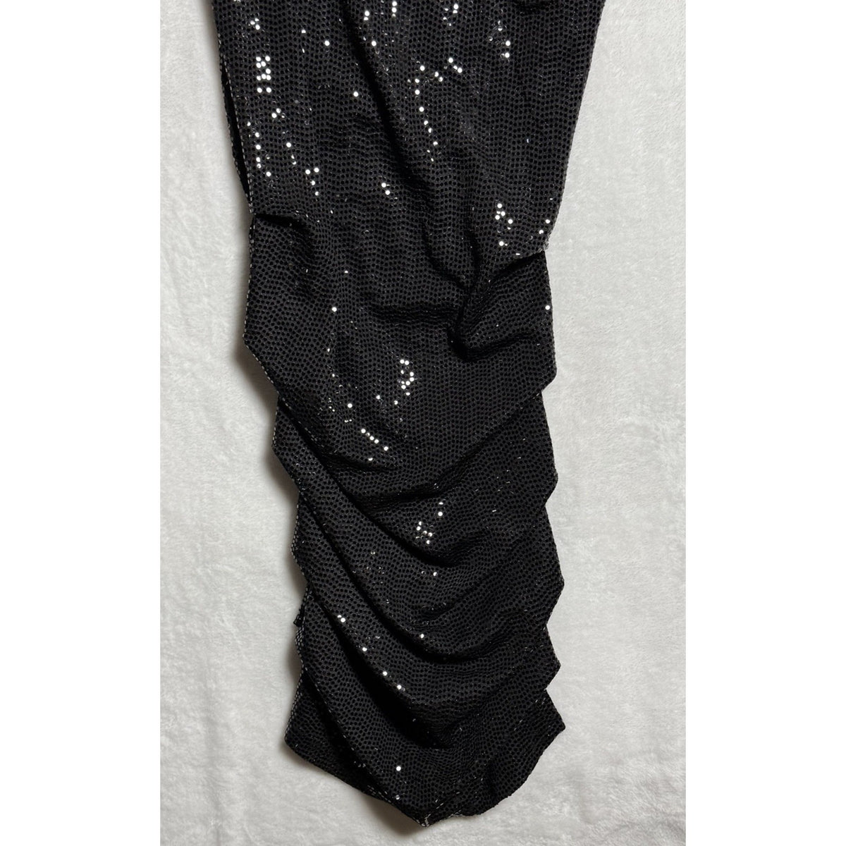 XPlusWear 4XL Black Sequin Ruched Pants Stretch Plus Size NWT Party Club