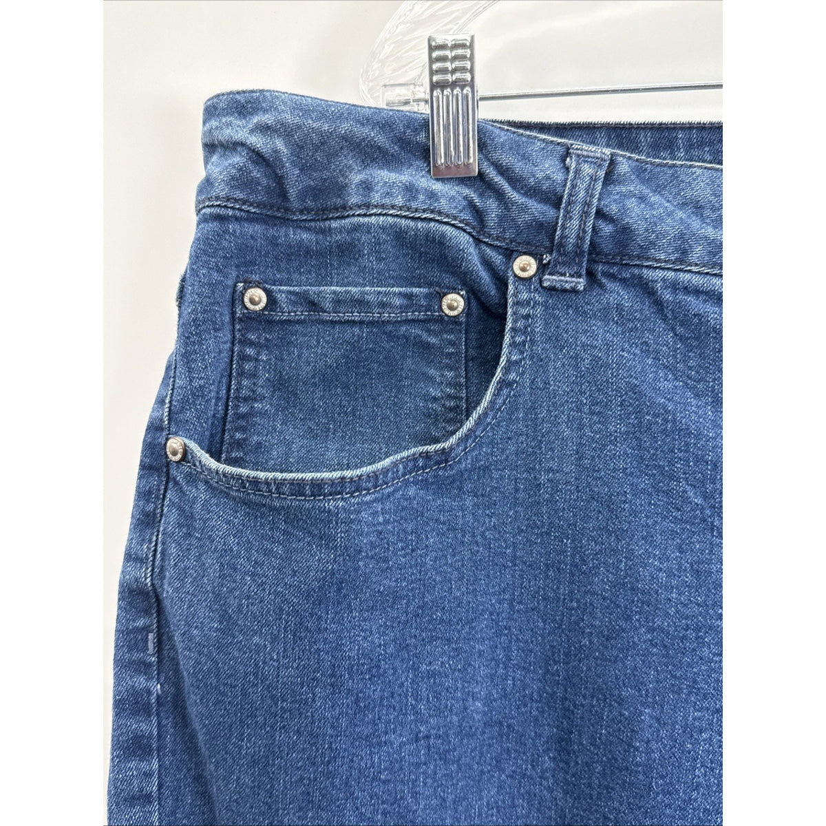 Just My Size JMS Plus Size 24W Petite Women’s Jeans, Pockets Stretch Casual