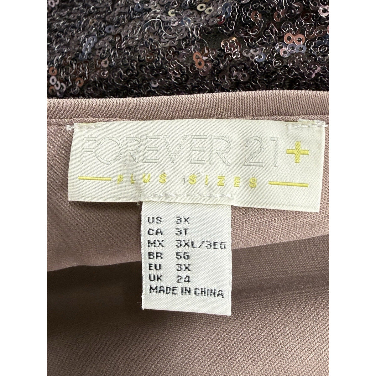 Forever 21+ 3X Mauve Peplum Top Plus Size Party Holiday New Years