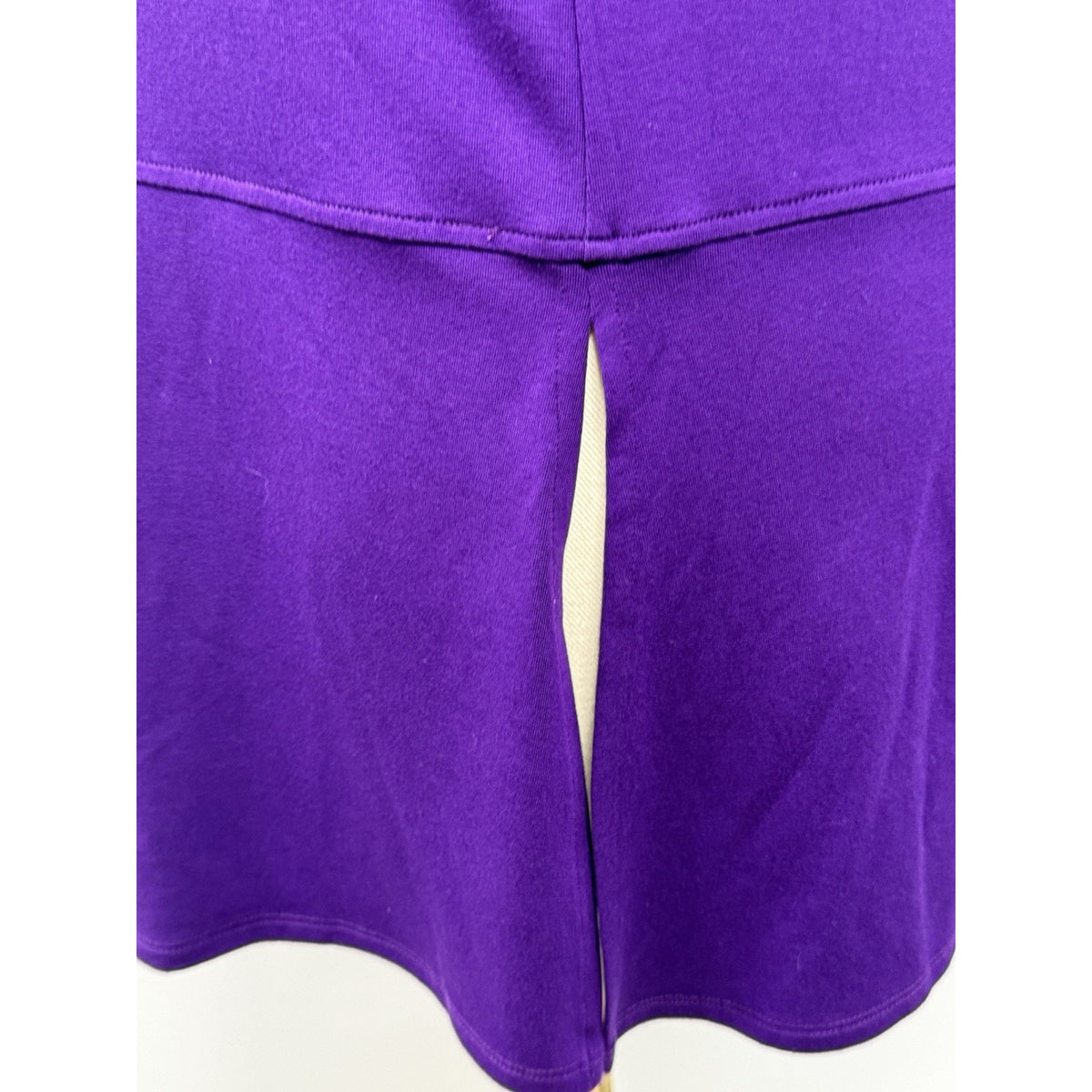 Eileen Fisher NWT Purple Bateau Neck Tunic Top Medium Viscose Stretch USA