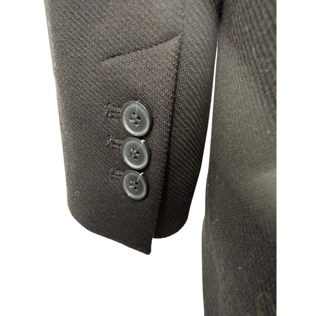 LOFT Black Blazer – Size 12 – Stretch Cotton Blend – Classic Tailored Fit