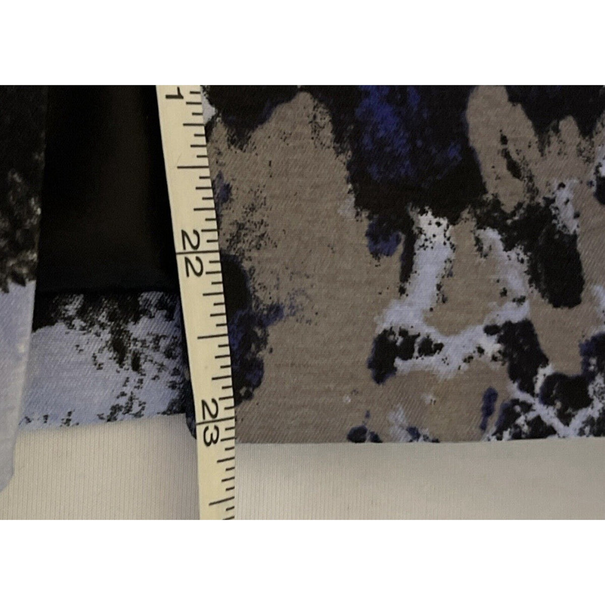 Kasper Women Abstract Floral blazer blue Gray White Career Workwear Size 10
