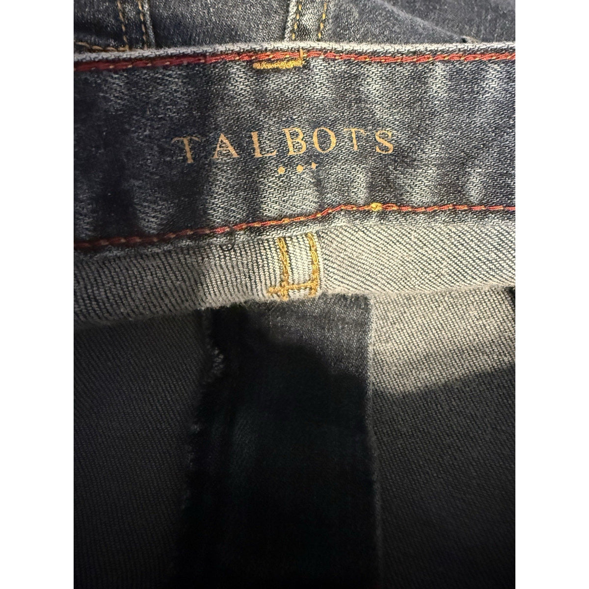 Talbots Curvy Crop Jeans Womens 12P Blue Mid Rise Stretch Denim Pants