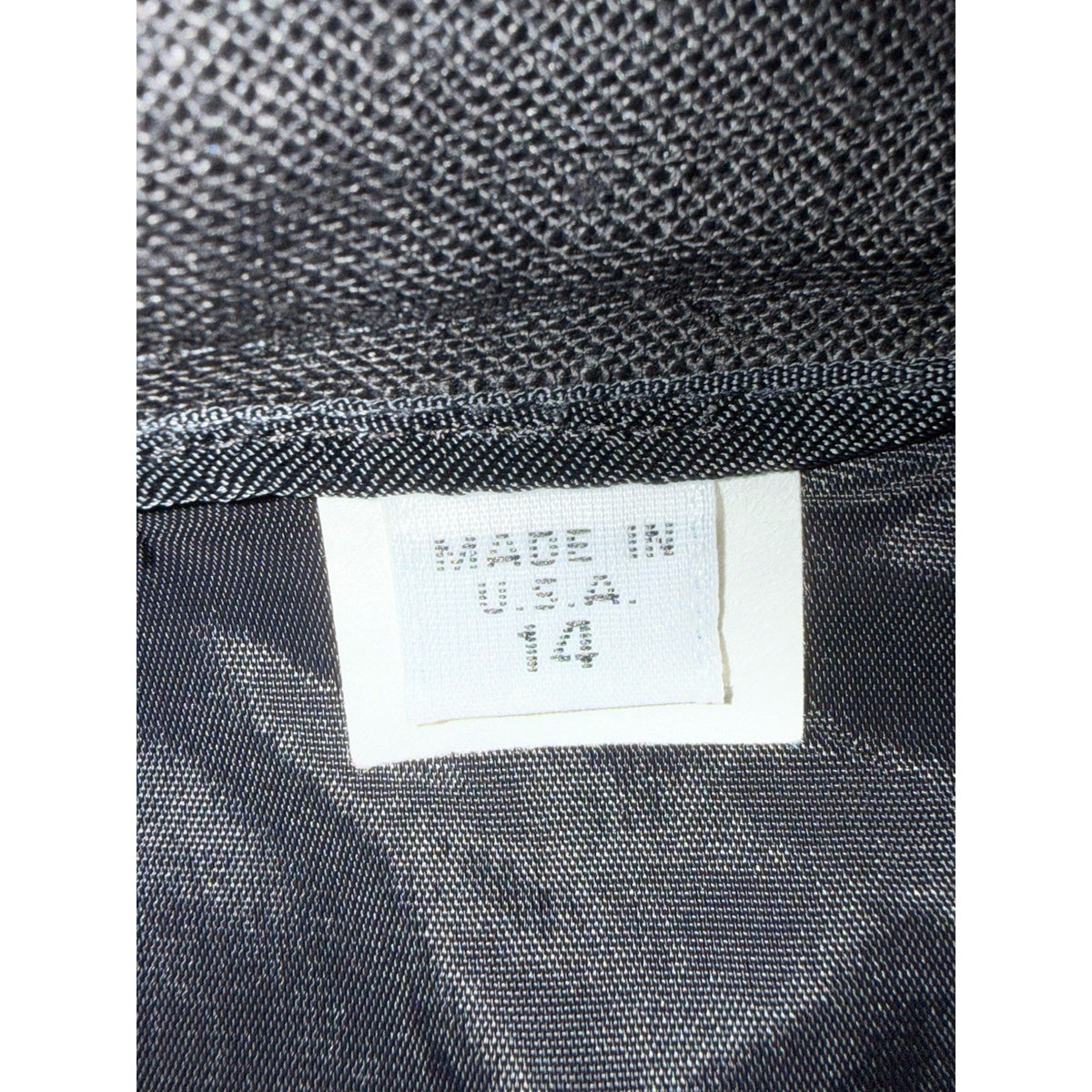 Women’s Unbranded Black 100% Linen Skirt Size 14 Lined Side Pockets Back Zipper
