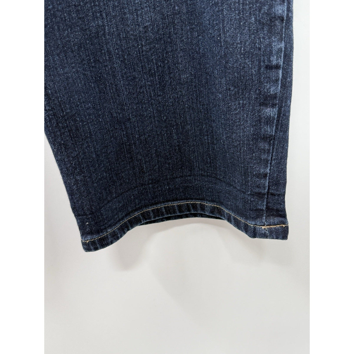 Style&co Women's Blue Denim Capri Jeans Dark Wash Stretch 5-Pocket Plus Size 22W