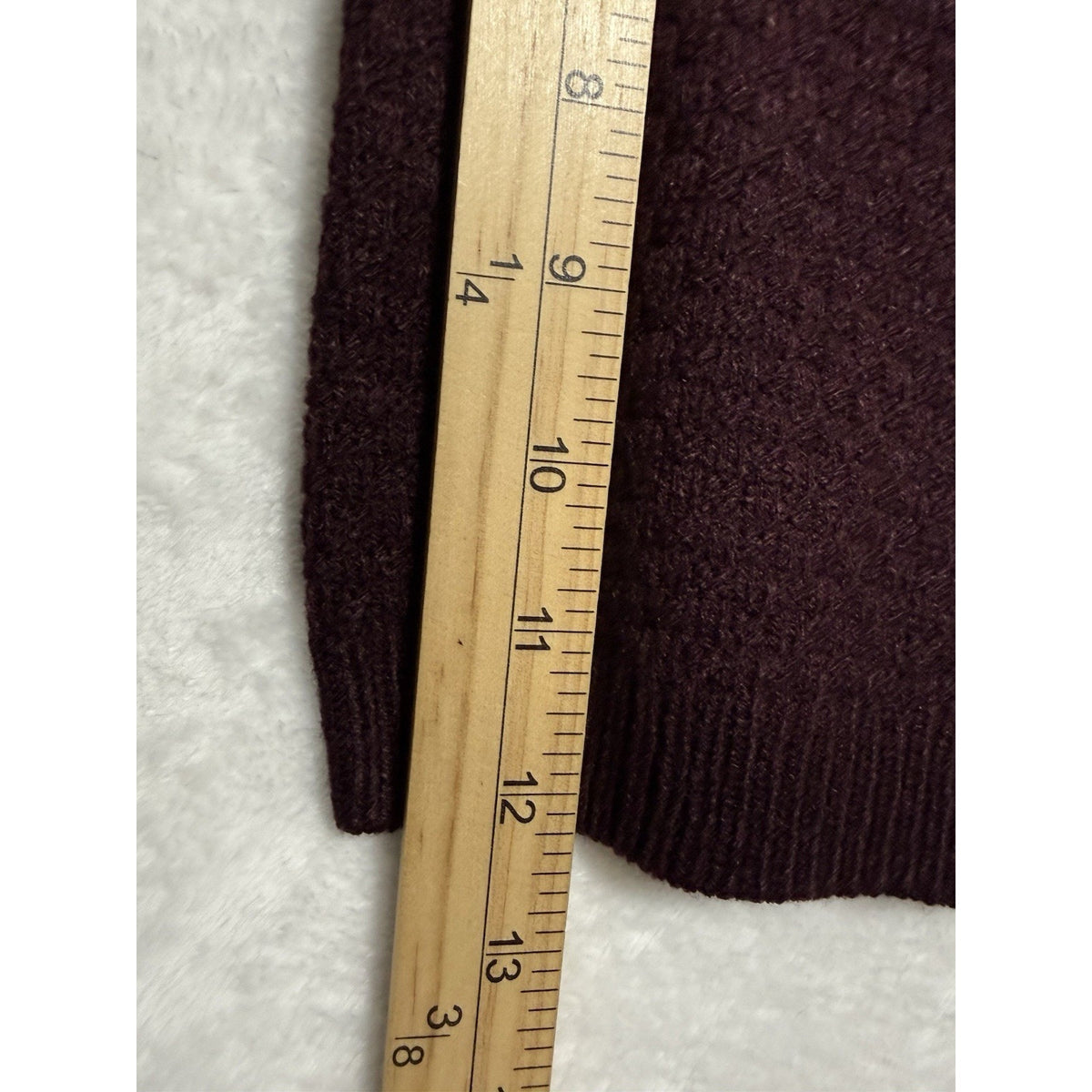 Soho New York & Company Sweater XL Burgundy Open Back Bow Tie Knit Pullover NWOT