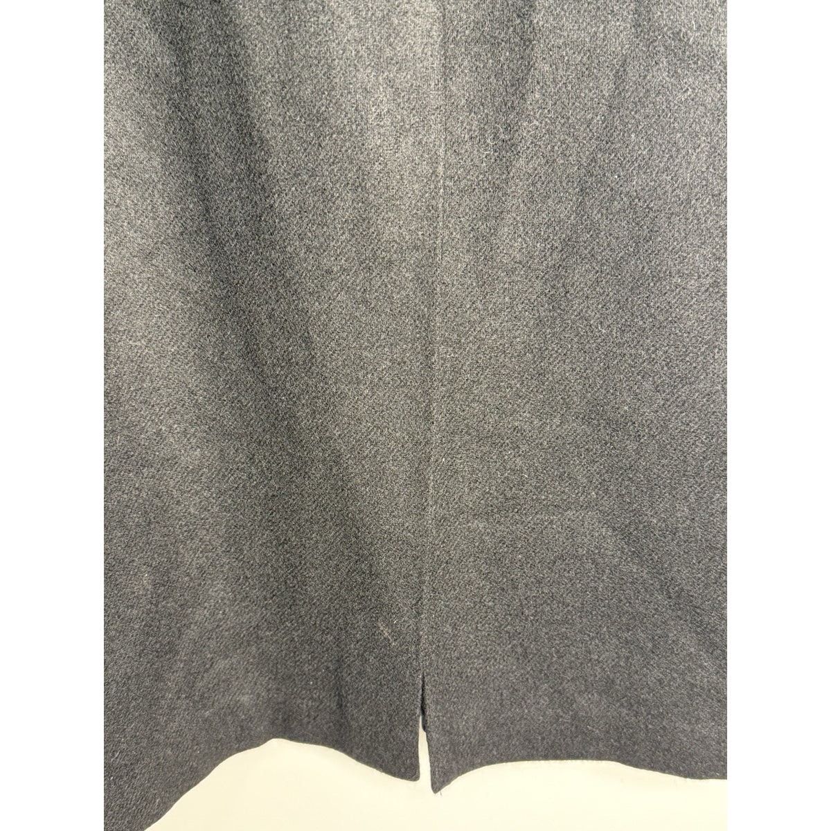 Sag Harbor 18 Black Pure Wool Lined Midi Skirt Back Vent Classic Vintage