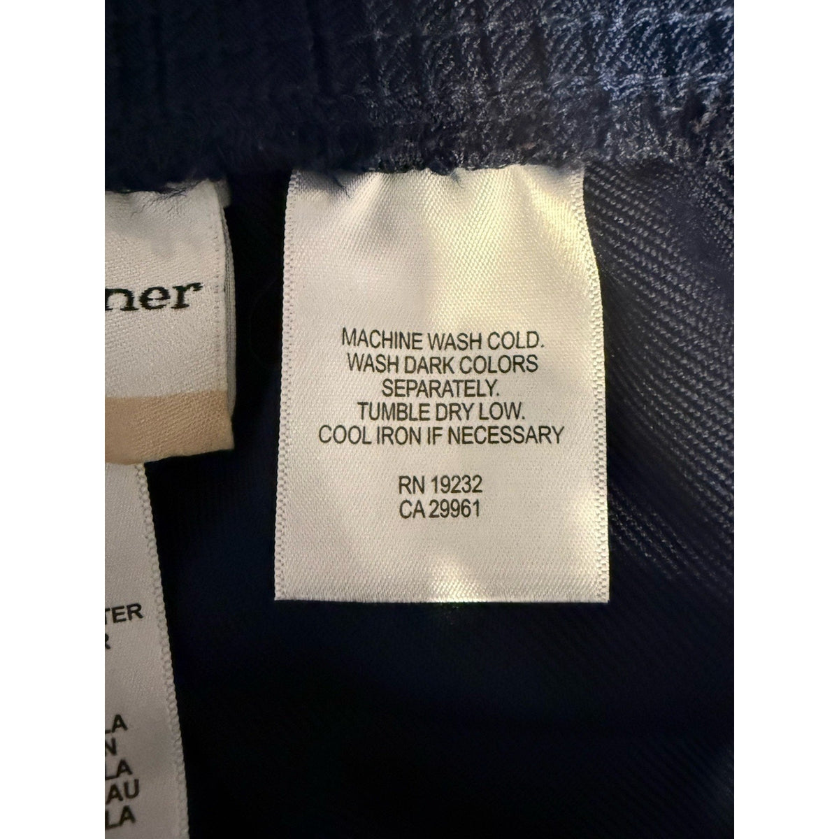 Alfred Dunner Women’s 16W Navy Pull-On Pants Flat Front Pockets Stretch
