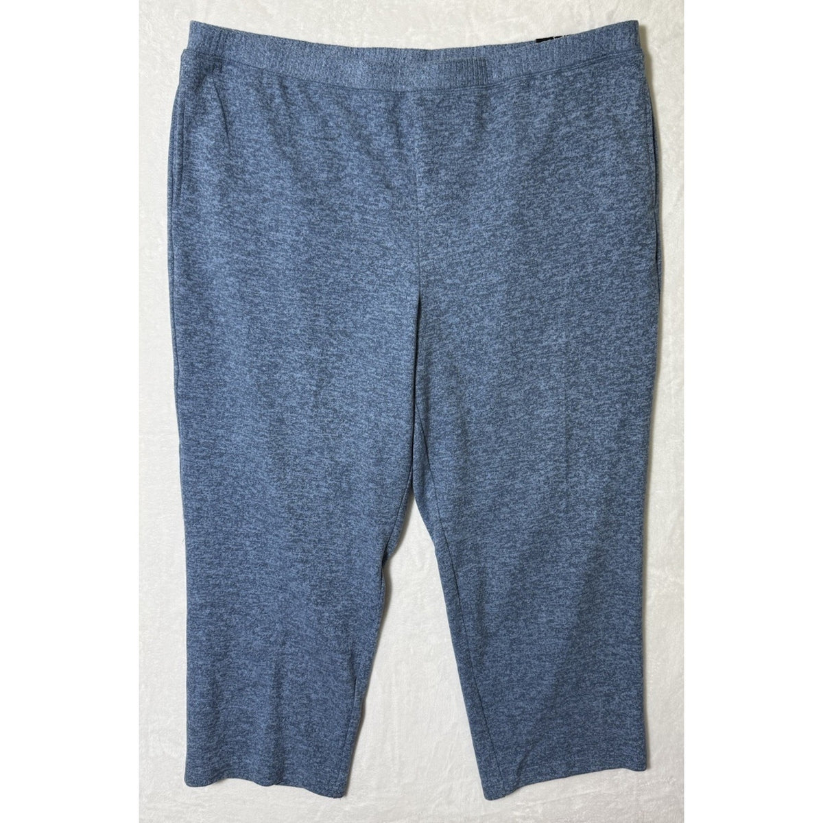 Alfred Dunner Woman Pants 3X Short NWT Classic Fit Comfort Waist Blue Stretch