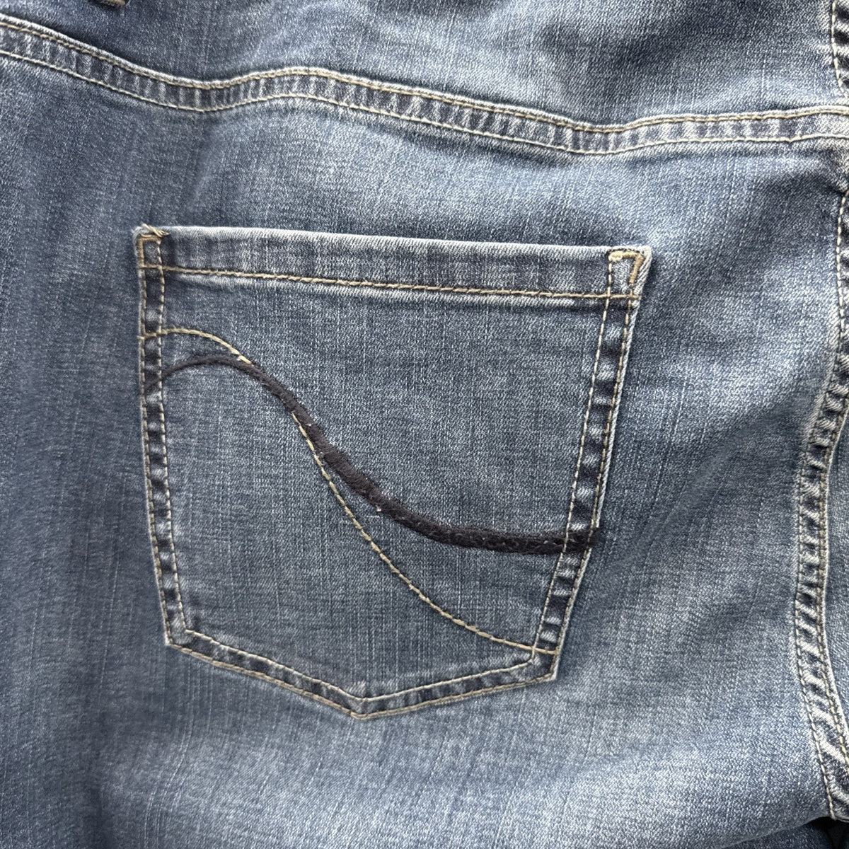 Lane Bryant Women's Genius Fit Boot Cut Jeans Size 24 Short 5 Pocket Casual