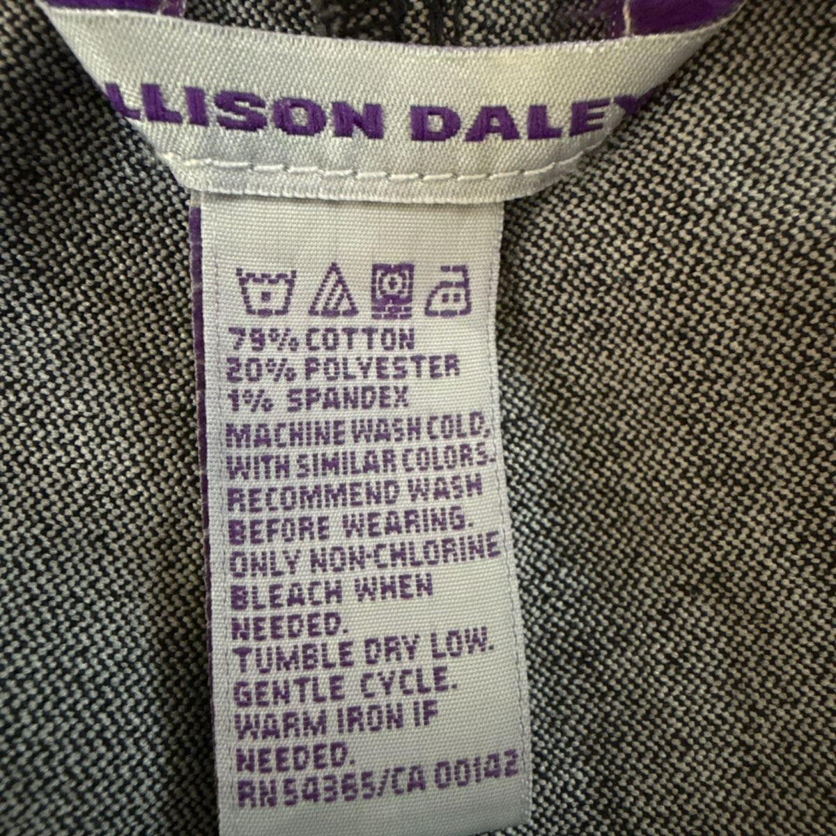 Allison Daley jeans womens size 16s straight leg modern fit stretch waistband