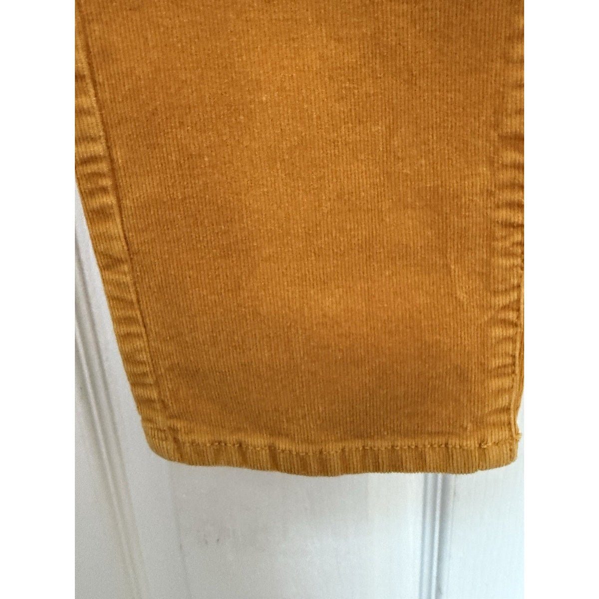 Banana Republic Womens 29/8 Skinny Corduroy Pants Mustard Yellow Stretch