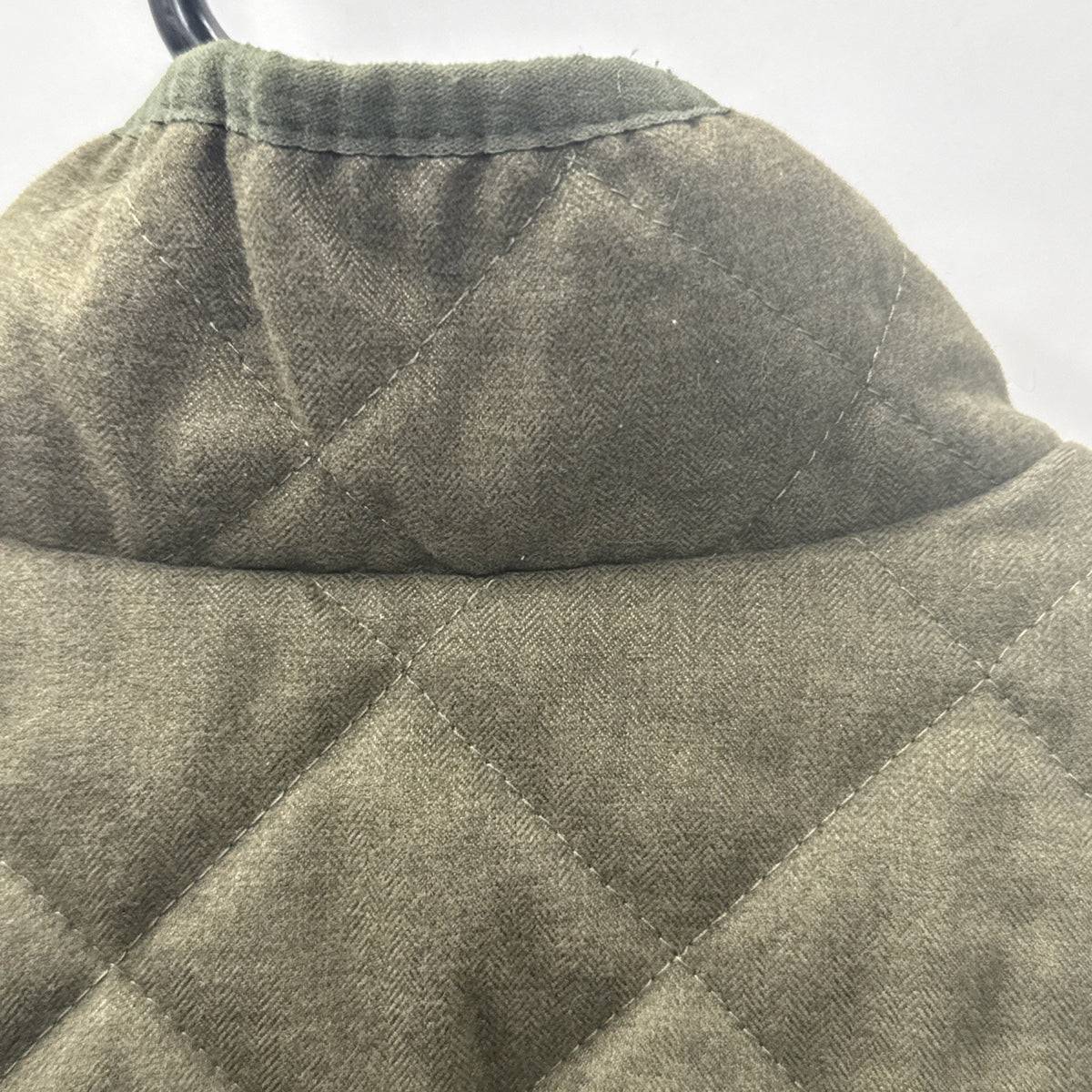 Old Navy Olive Green Quilted Full Zip Puffer Vest Women’s Size X-Small