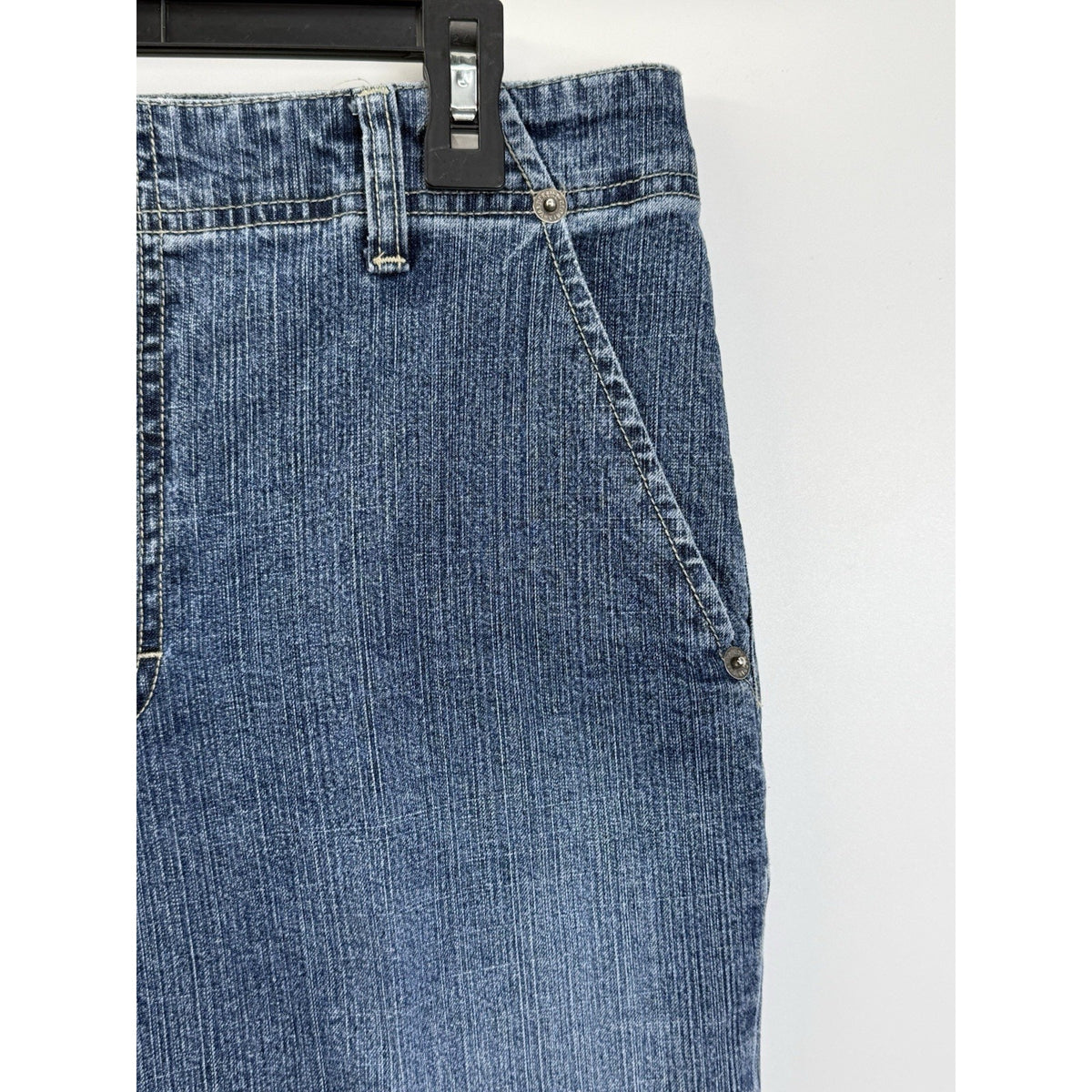 Gloria Vanderbilt Women’s Jeans Size 12 Blue Stretch Denim Straight Leg Classic