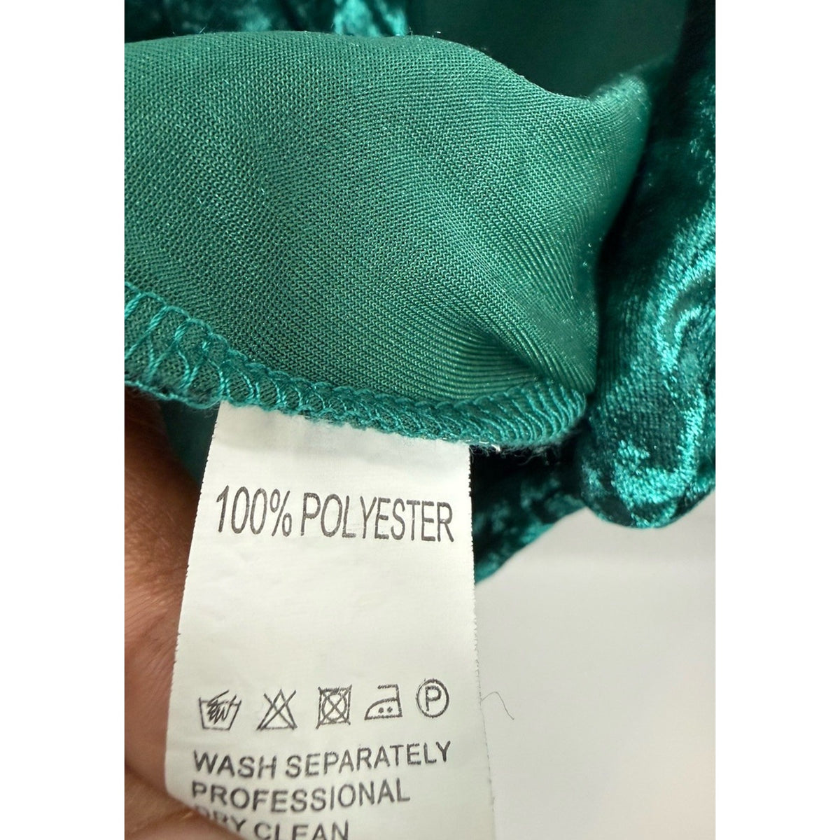 Women’s XL Emerald Green Crushed Velvet Open Front Longline Cardigan Jacket