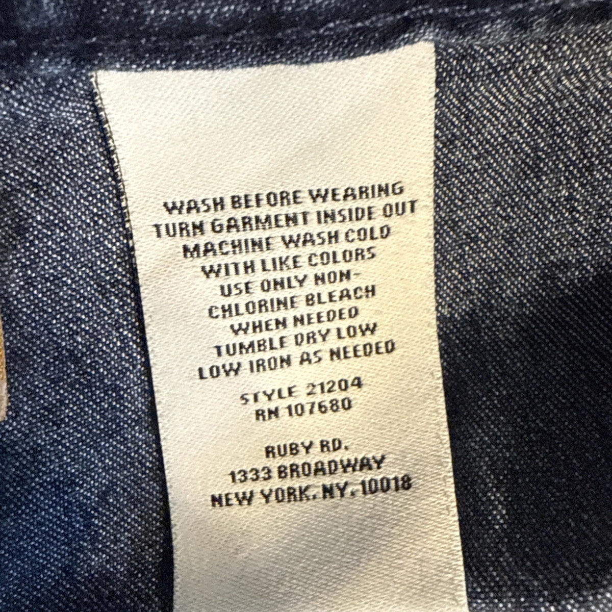 Ruby Rd Jeans Women Blue 5 Pocket Sz 18W Back Elastic Waist Zip Button Comfort