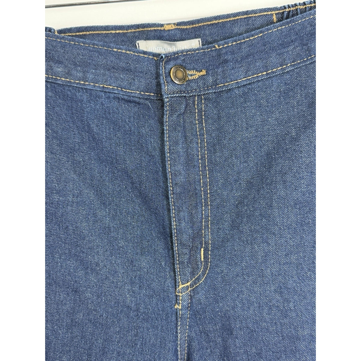 Woman Within Women’s 22W Blue Denim Jeans Elastic Back Waist