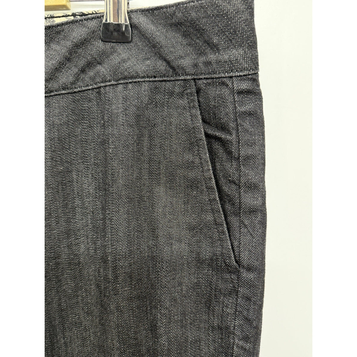 D&Co. Denim + Company Women’s Charcoal Straight High Rise Stretch Jeans 18WT