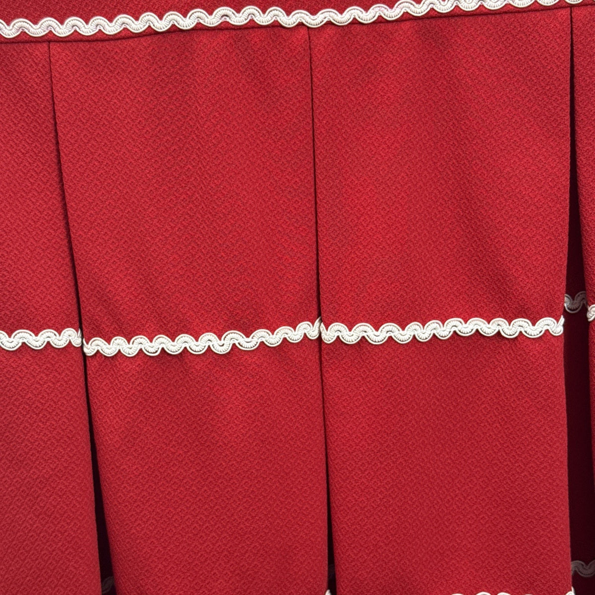 Altar’d State sleeveless red Dress ric rac trim detail Women Sz Large