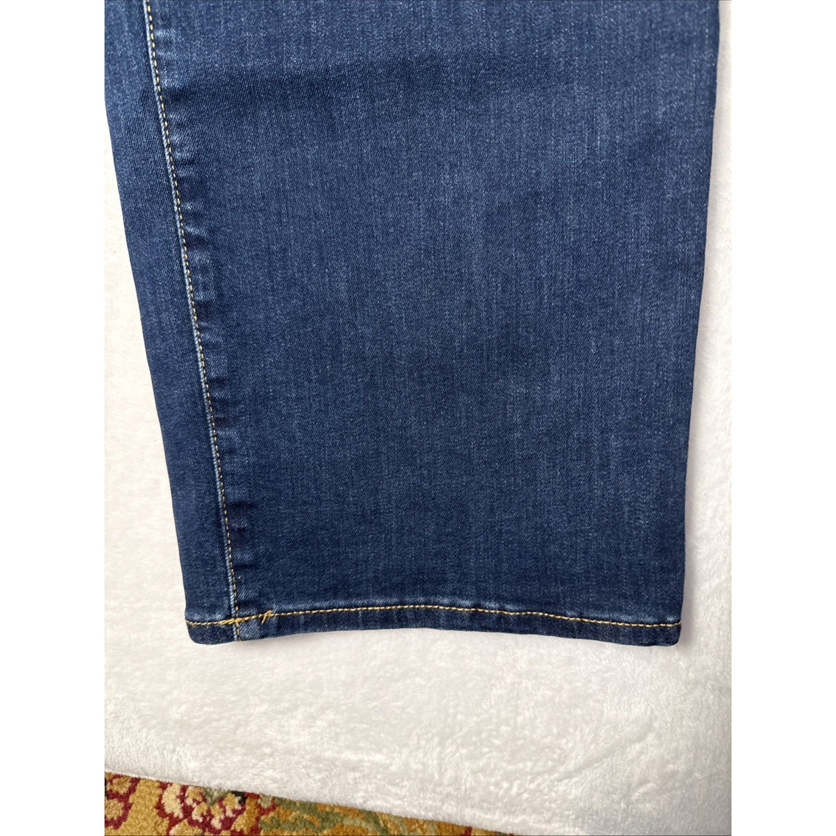 Arizona Jeans Co. Mens 44X30 Athletic Taper Blue 5 Pocket Denim Pants