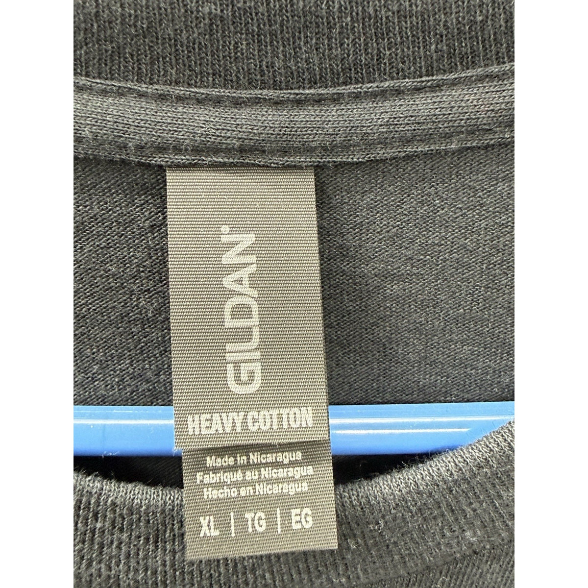 Gildan Heavy Cotton XL Black Patriotic Red Truck T-shirt USA American Flag