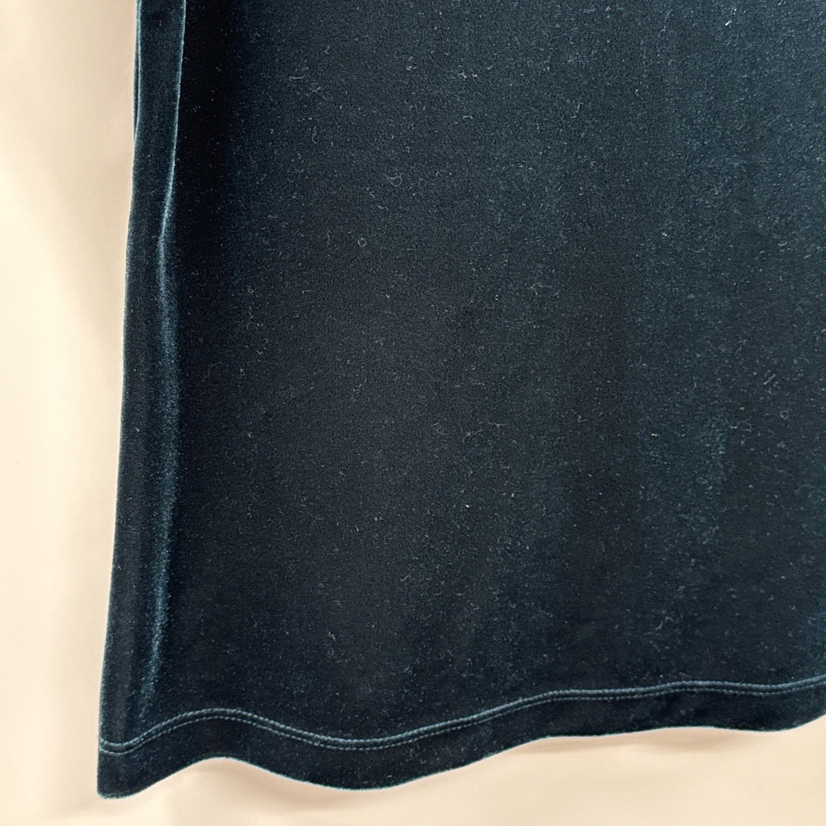 Banana Republic Mockneck Velvet Shirt Dark Teal size Medium womens