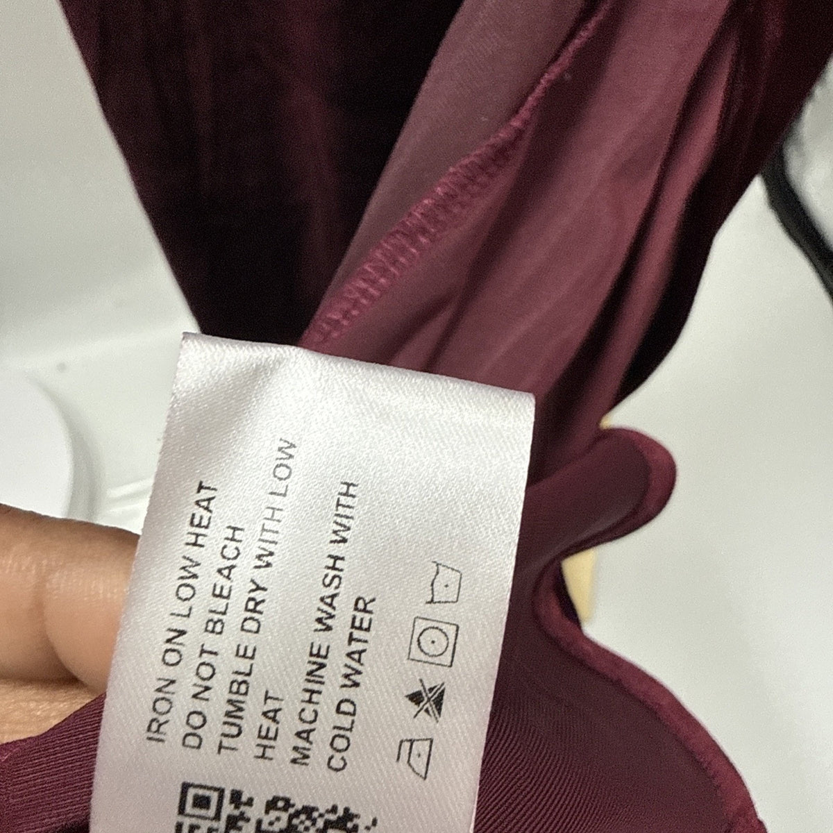 Womens Burgundy Velvet Off Shoulder LS Sz Medium Dress Stretch Gothic Whimsigoth