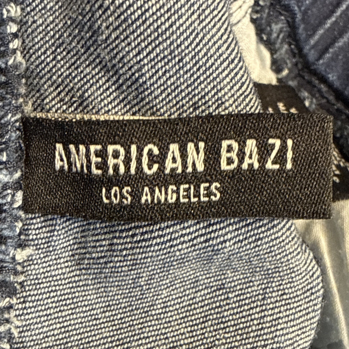 American Bazi Jeans Women’s 1X Pull On Stretch Denim Distressed Ripped Skinny