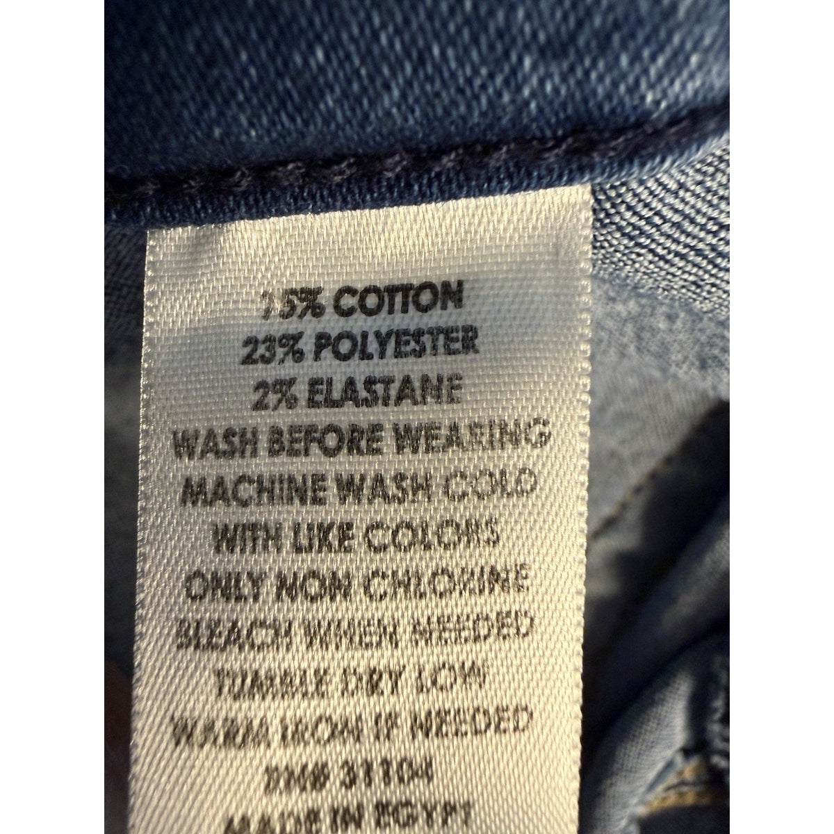 New Directions Curvy Women Plus Size Pull On Skinny Stretch Denim Jeans Blue
