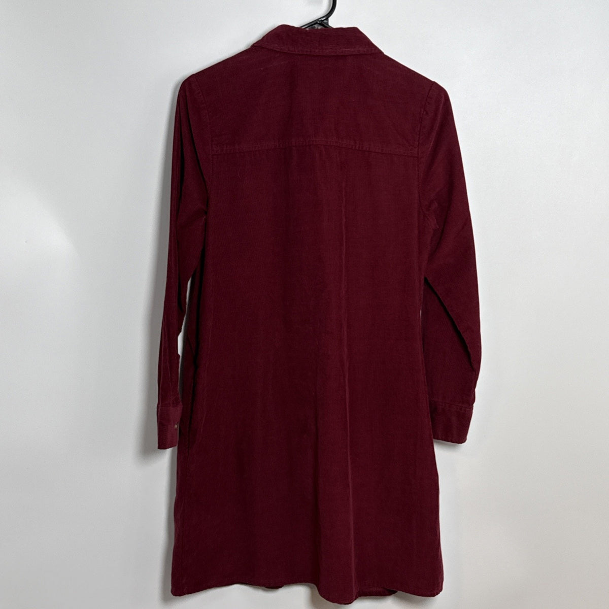 Time and Tru Women's cord dress wine punch red Size Small 4-6 mid- length