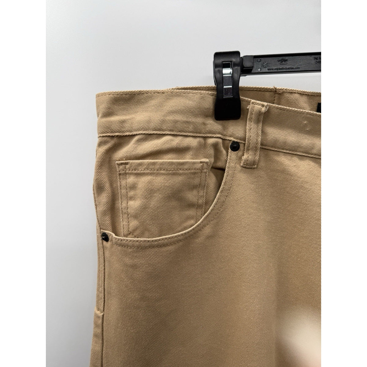 Rocawear Mens 44x32 Tan Jeans 100% Cotton Straight Leg Y2K Hip Hop Casual Pants