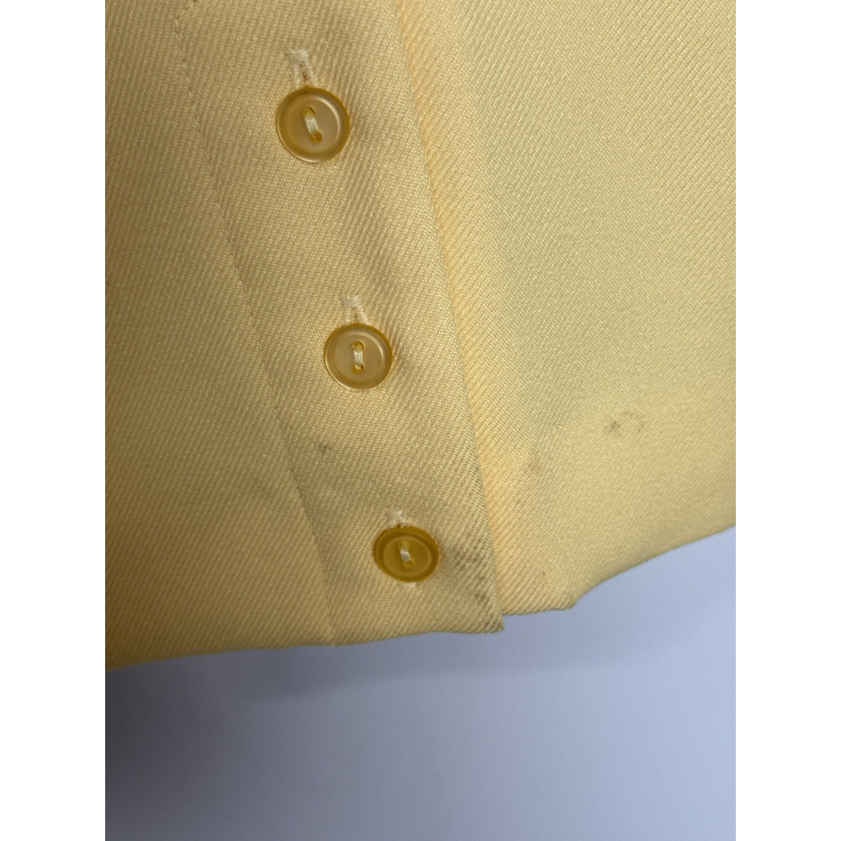 Alfred Dunner Size 14 Yellow Pull On Capri Pants Button Hem Comfort Stretch