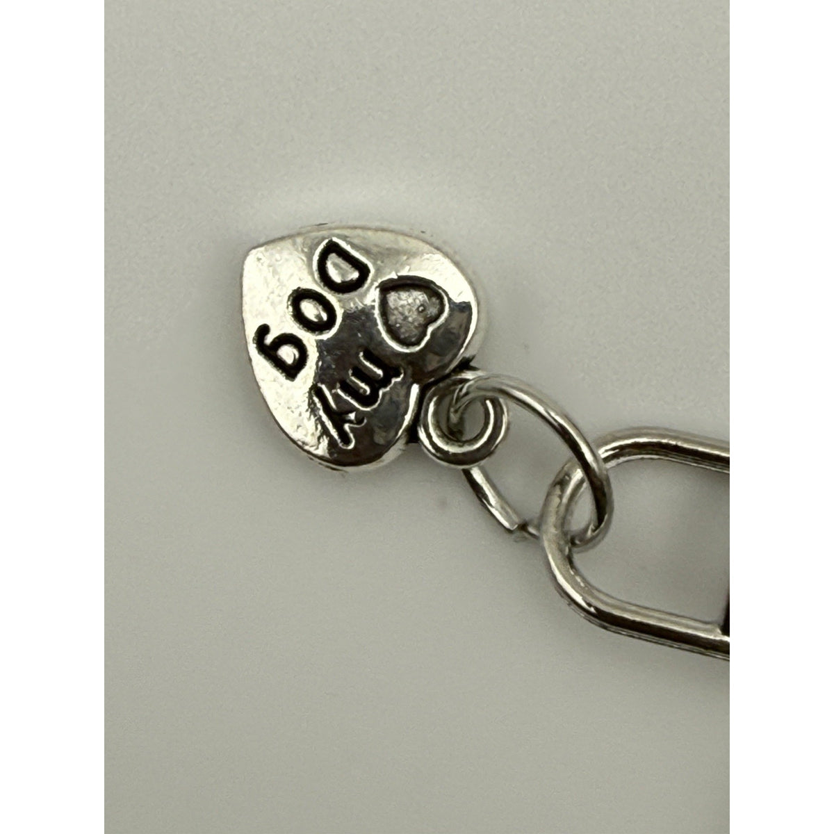 Sapphire Nights Paw Print Dog Keychain Purse Charm Dog Lover Gift Handmade