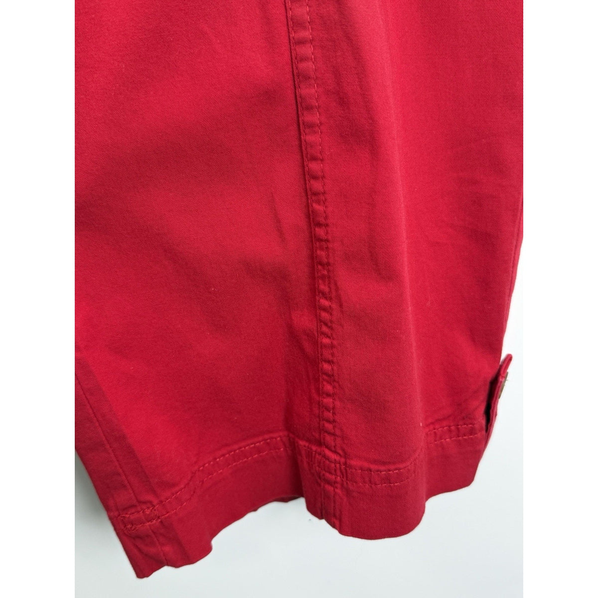 Karen Scott Red Capri Pants Women’s 16 Stretch Elastic Back Casual Summer