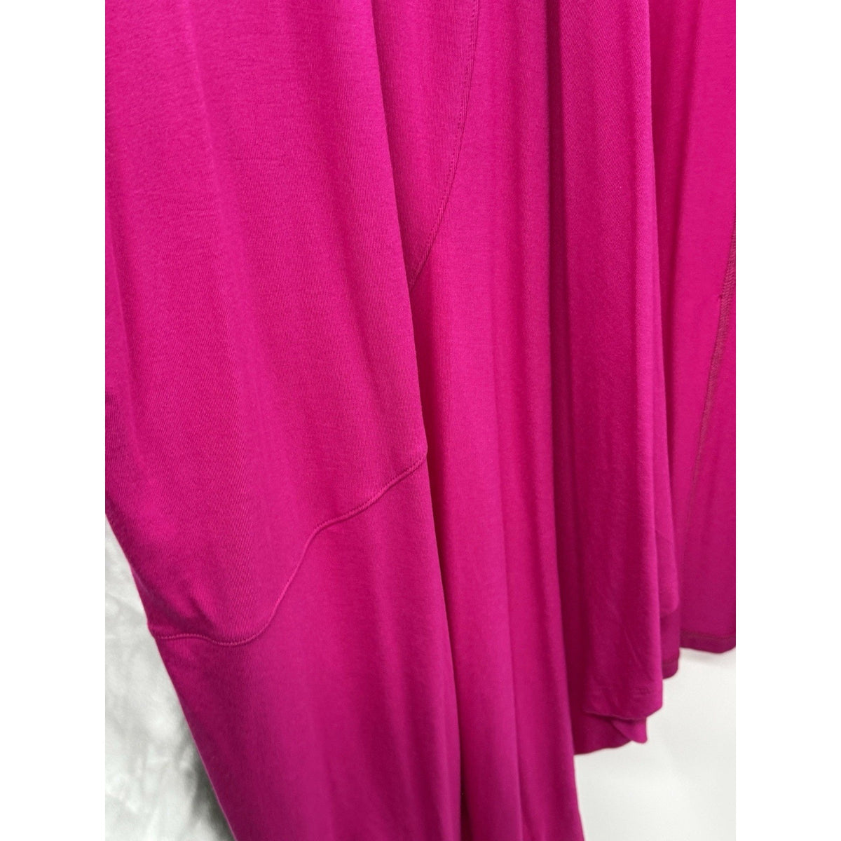 Catherines 4X 30/32W Fuchsia Open Front Cardigan Drape Knit Plus Size Rayon