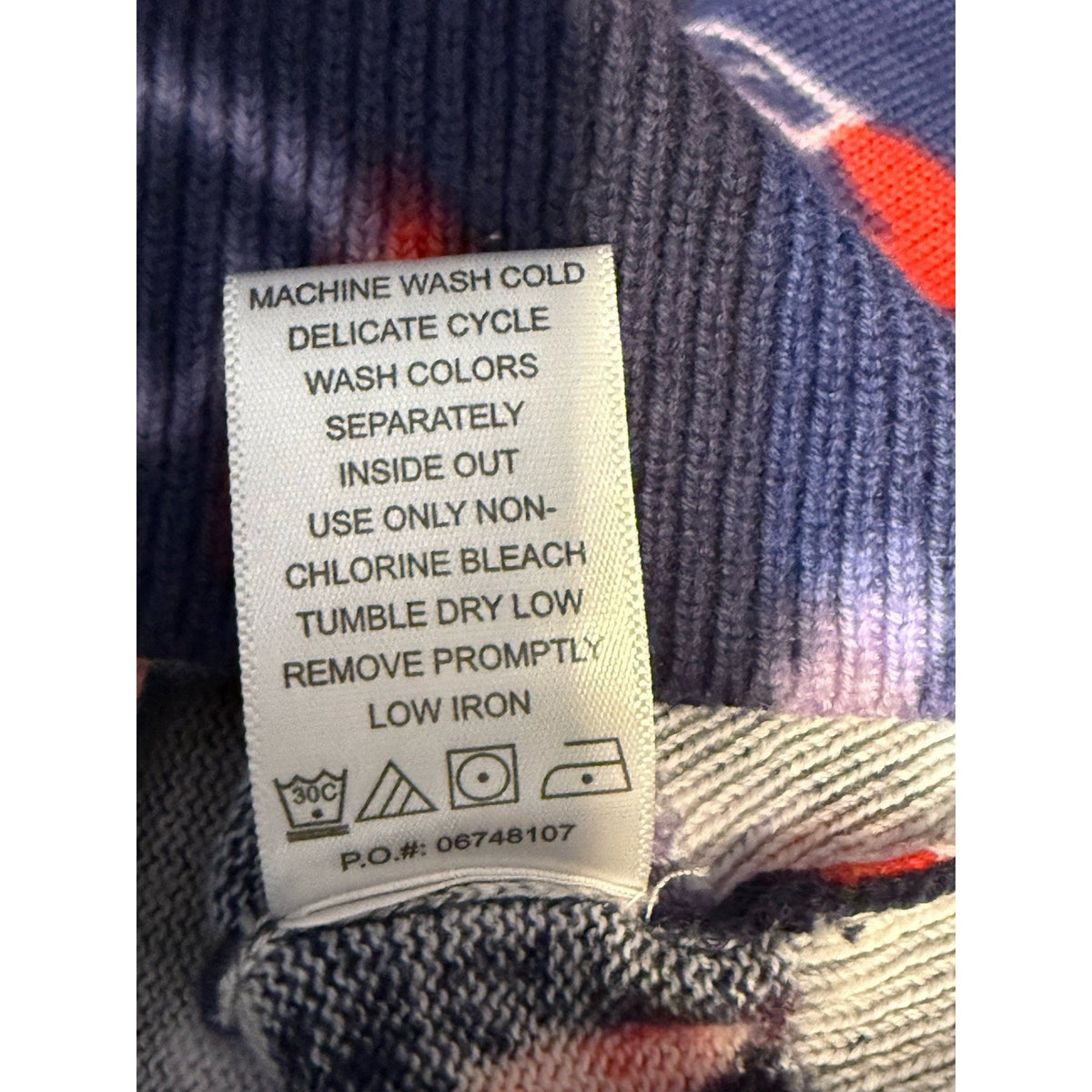 Woman Within Women’s Short Slv 4X Navy/Hearts Cotton Cardigan Sweater