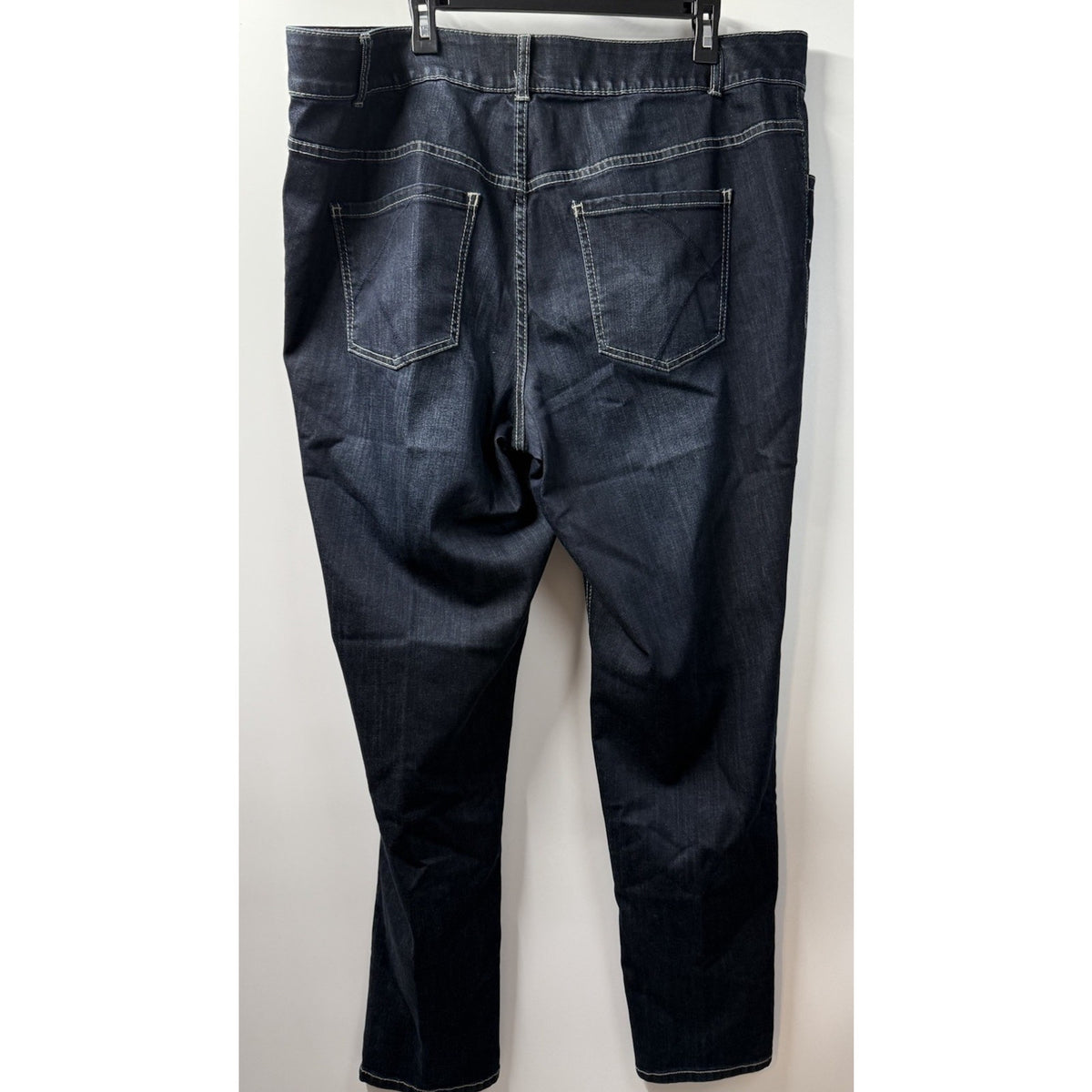 Lane Bryant Jeans Womens 22 Long Dark Wash Straight Leg Stretch Denim