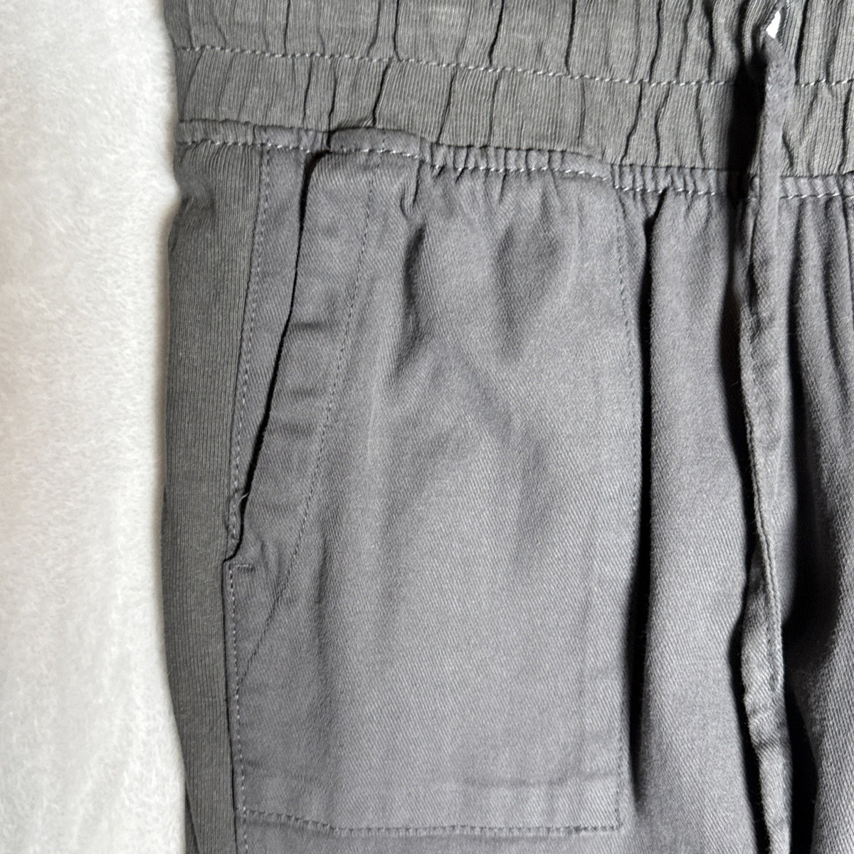 Time And Tru Gray Casual Womens Pants Comfy Cropped Tapered Ankle Jogger Medium