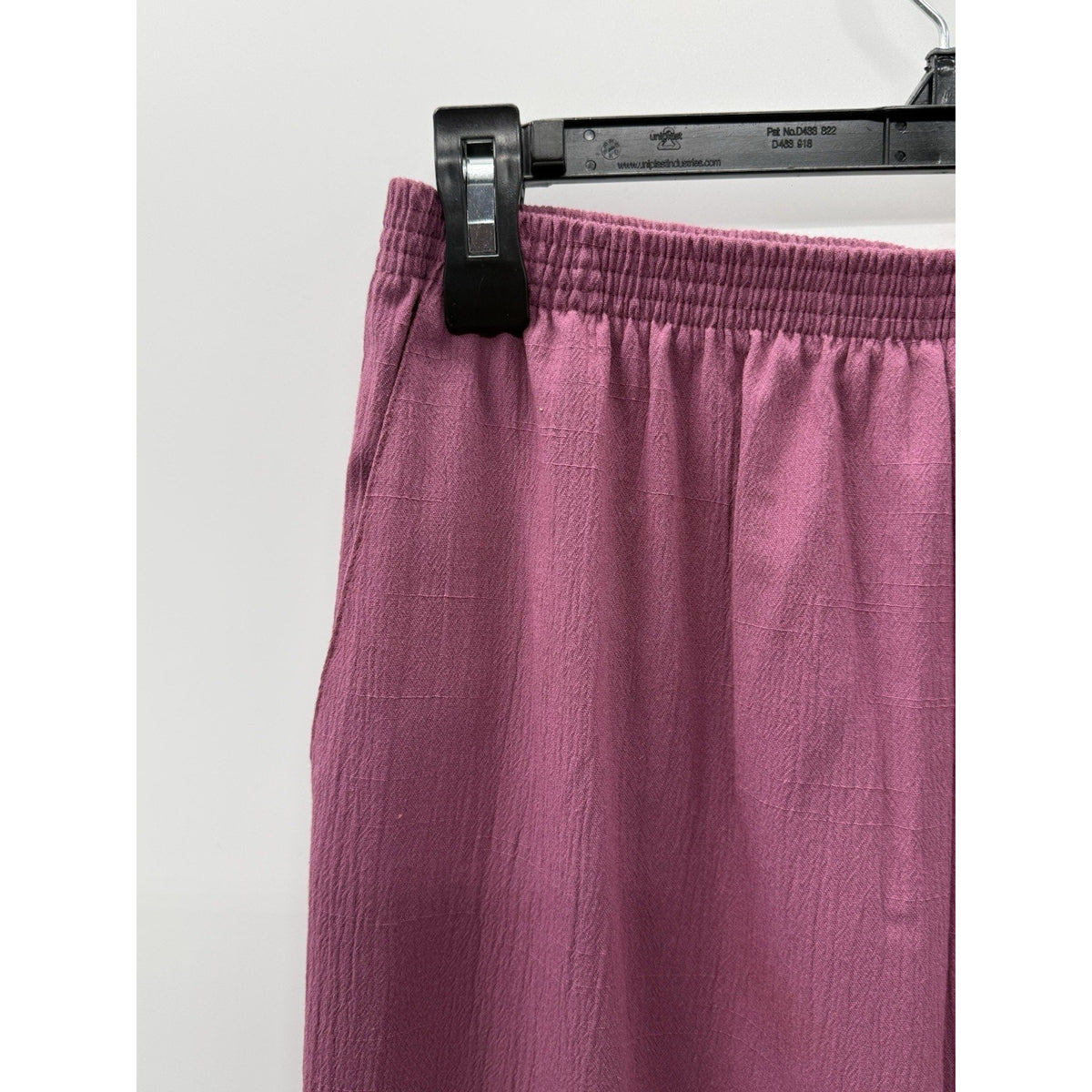 Alfred Dunner Women Pull On Pants Size 12 Pink Elastic Waist Straight Leg Casual