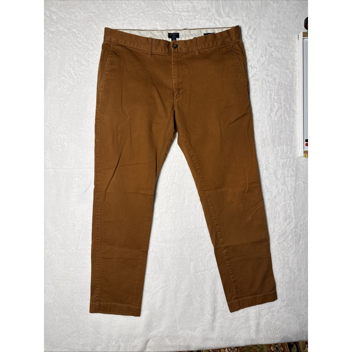 J CREW FACTORY Slim-fit Flex Chino pant Men Tan Size 34x30