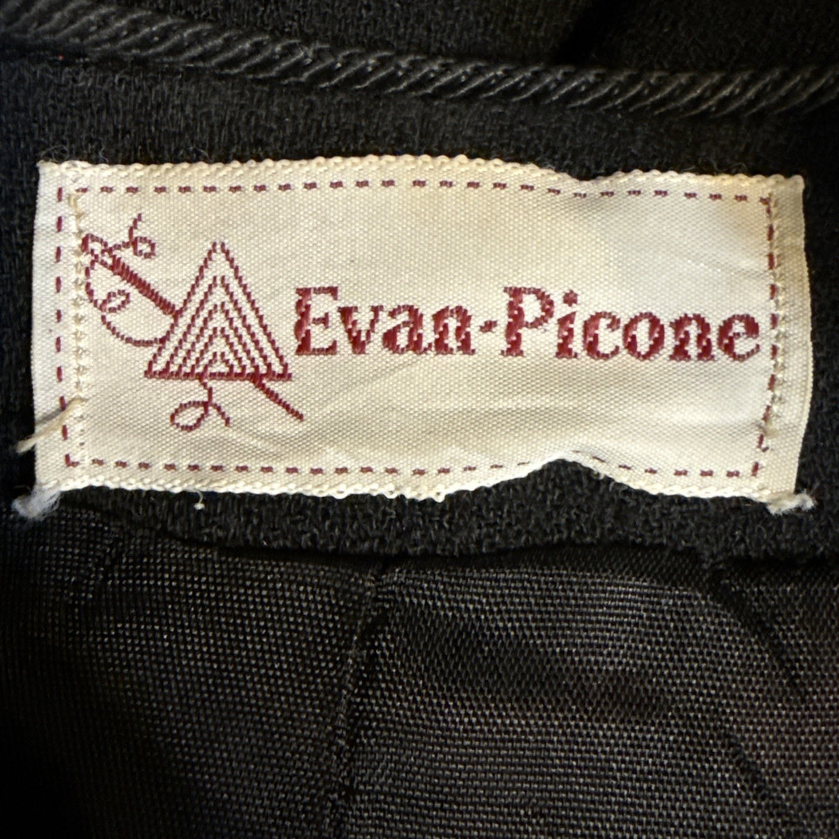 Evan Picone blazer 14 Black Vintage Wool Women Blazer 3 Button