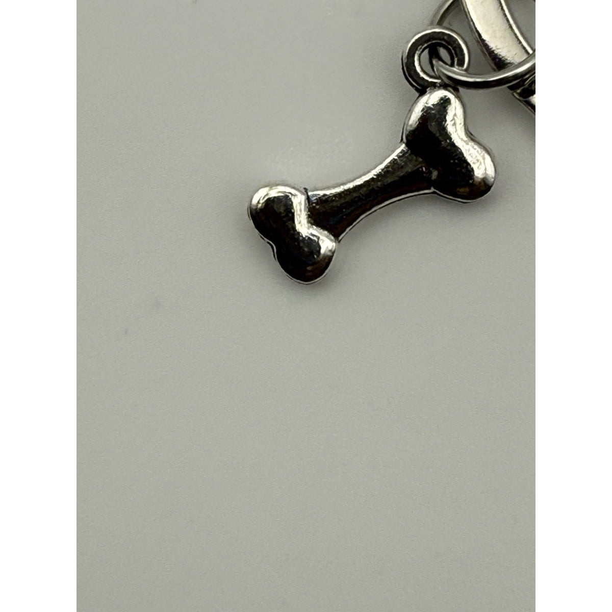 Sapphire Nights Paw Print Dog Keychain Purse Charm Dog Lover Gift Handmade