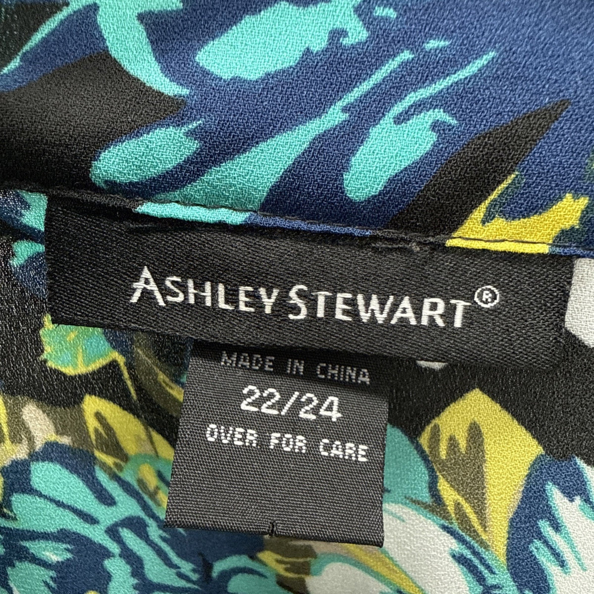 Ashley Stewart Plus Size 22/24 Floral Zip Front Bomber Jacket Mock Neck