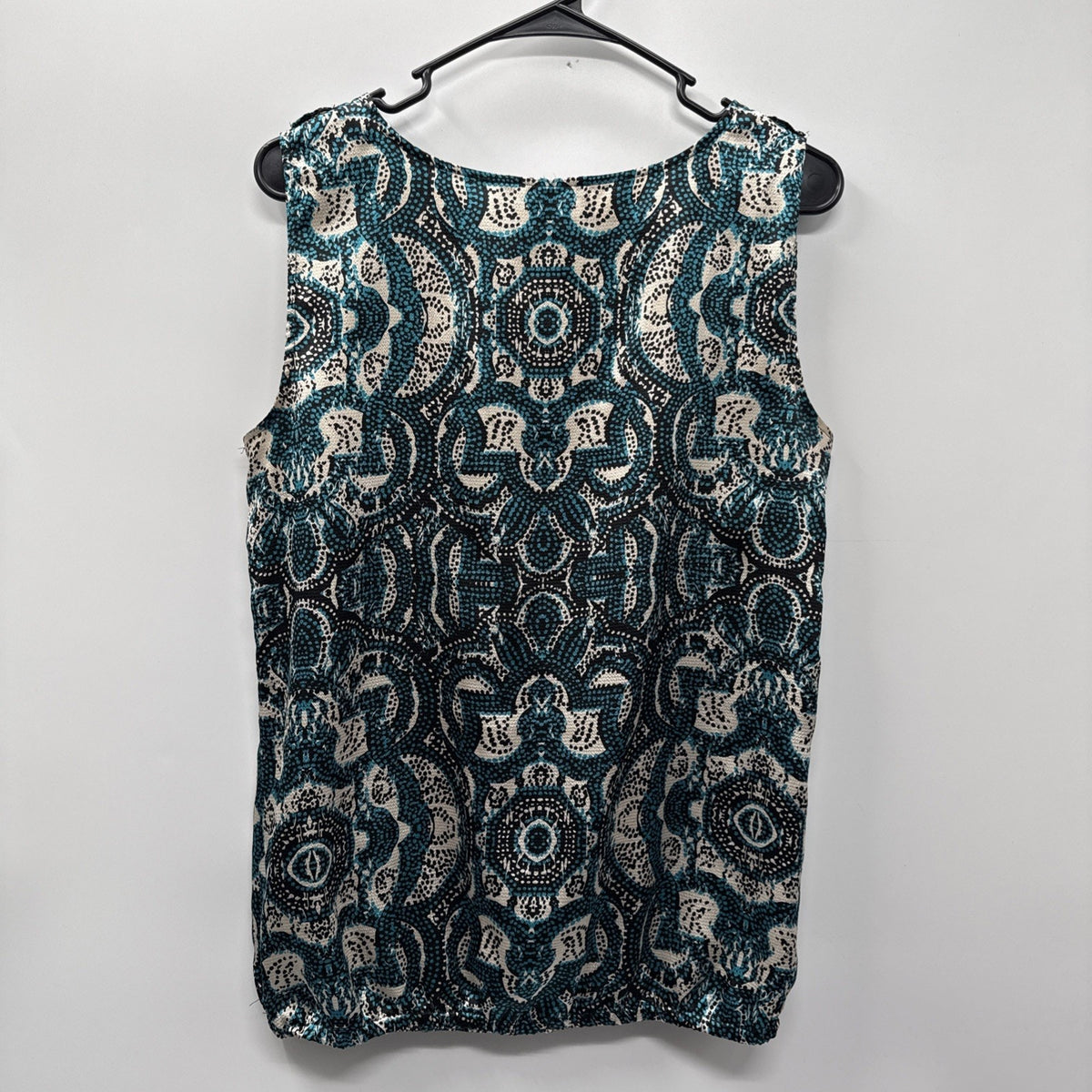 The Limited Women’s Patterned Multicolor Blue Sleeveless Top - Size Medium