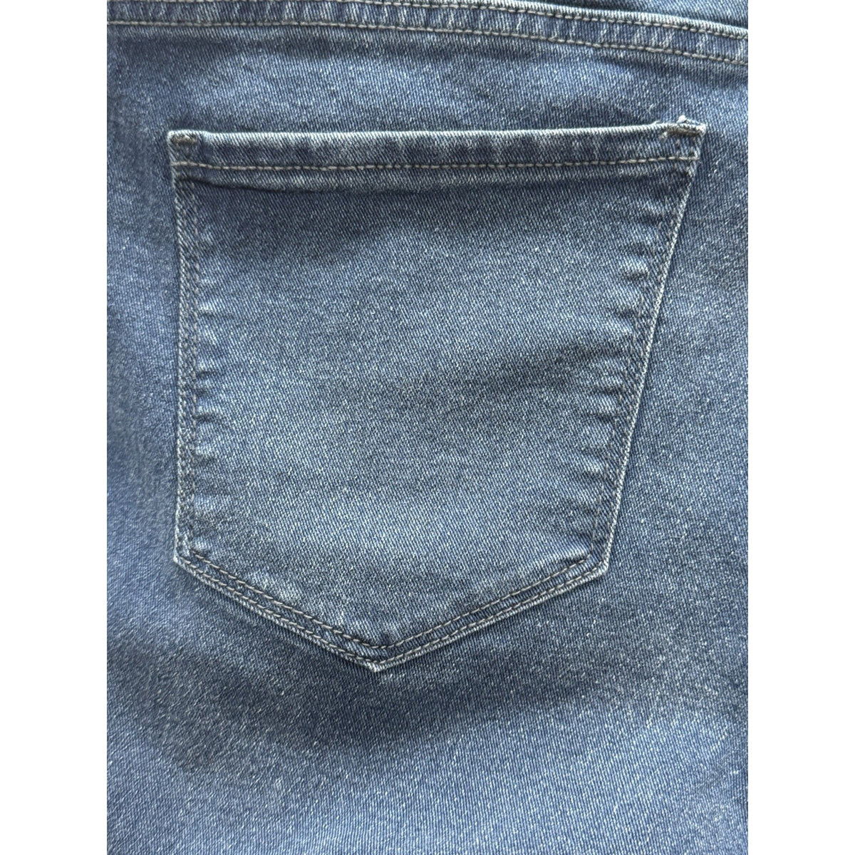 Old Navy Super Skinny Jeans Womens 12 Mid Rise Stretch Blue Denim Pull On
