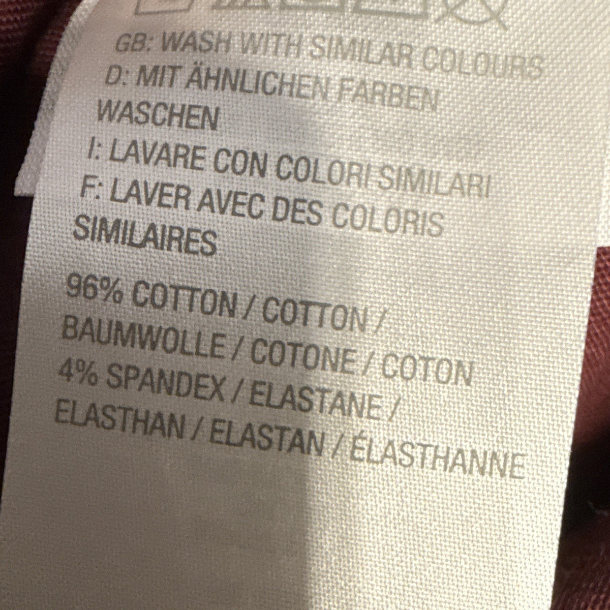 d&co. denim + company Women’s 1XP Petite Burgundy Pull On Pants Pockets