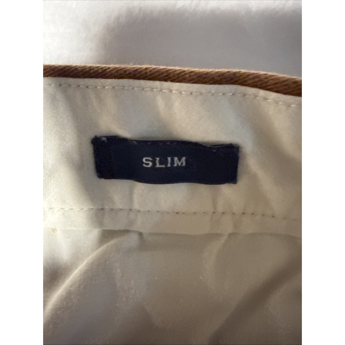 J CREW FACTORY Slim-fit Flex Chino pant Men Tan Size 34x30