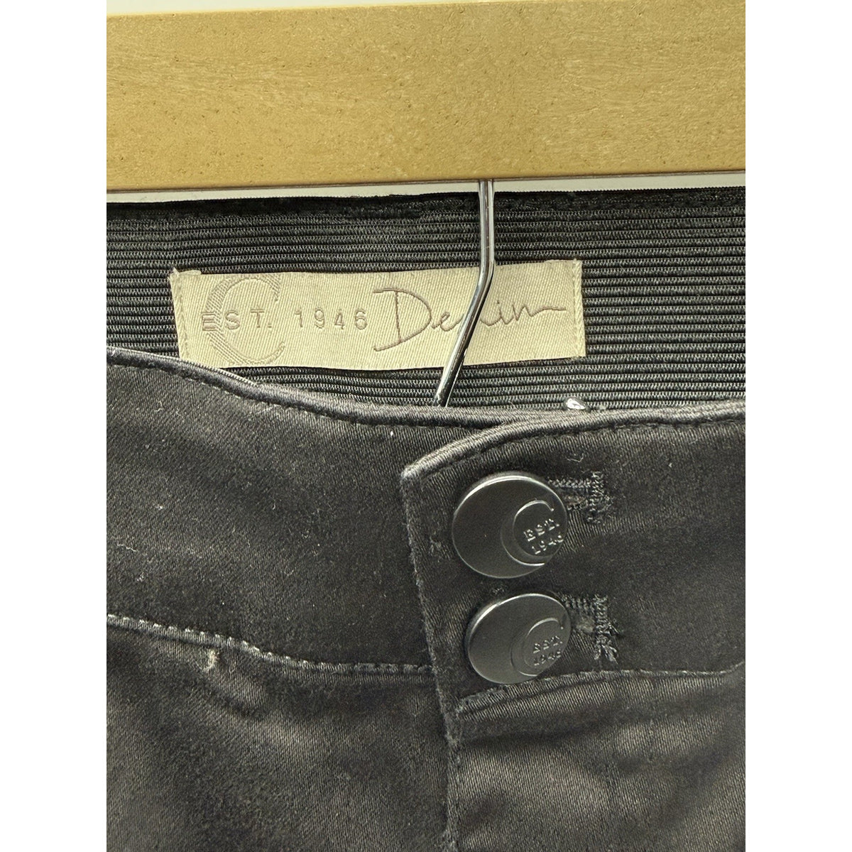 Cato Pull On Black Capri Pants Womens 18W Stretch Crop Mid Rise Casual Plus Size