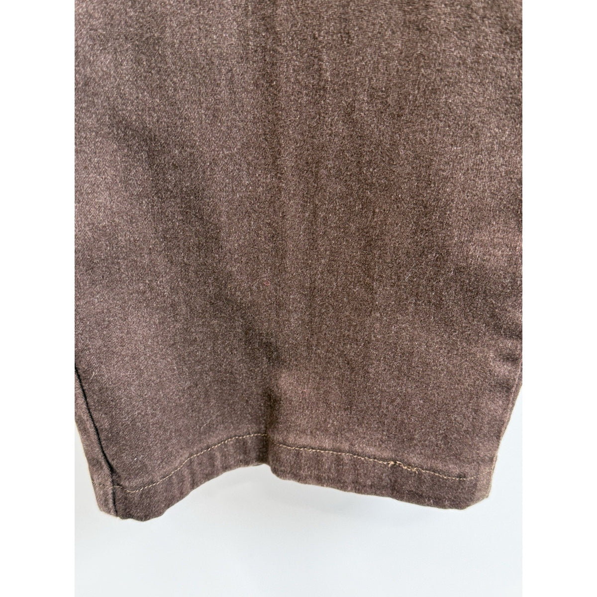 Just My Size Elastic Waist Pull-On Cotton Stretch Pants 2X Brown